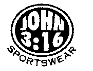 JOHN 3:16 SPORTSWEAR
