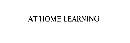 AT HOME LEARNING