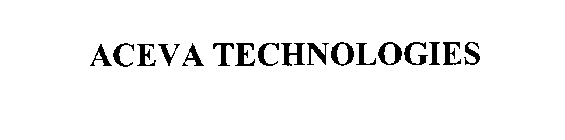 ACEVA TECHNOLOGIES
