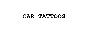 CAR TATTOOS