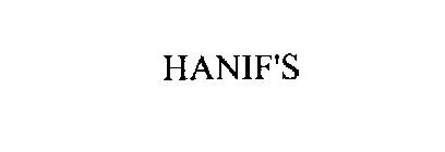 HANIF'S