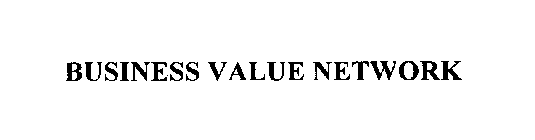 BUSINESS VALUE NETWORK