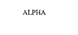 ALPHA