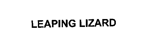 LEAPING LIZARD