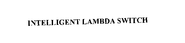 INTELLIGENT LAMBDA SWITCH