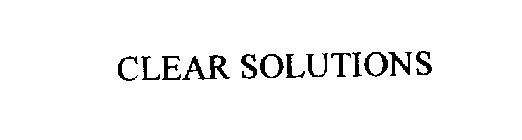 CLEAR SOLUTIONS