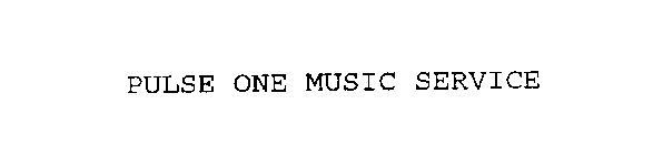 PULSE ONE MUSIC SERVICE