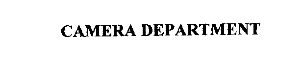 CAMERA DEPARTMENT