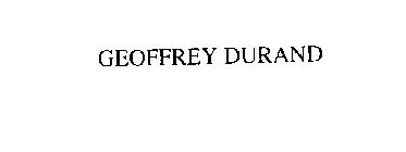 GEOFFREY DURAND