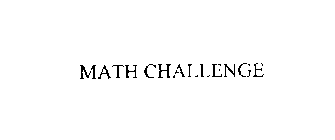 MATH CHALLENGE