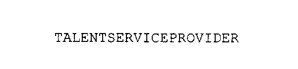 TALENTSERVICEPROVIDER