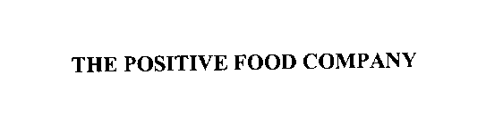 THE POSITIVE FOOD COMPANY