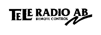 TELE RADIO AB REMOTE CONTROL