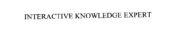 INTERACTIVE KNOWLEDGE EXPERT