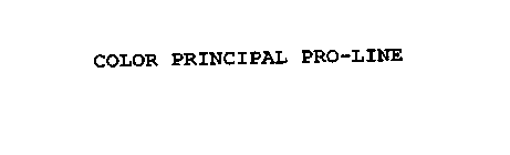 COLOR PRINCIPAL PRO-LINE