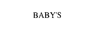 BABY'S