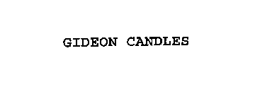GIDEON CANDLES