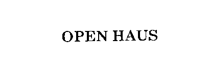 OPEN HAUS