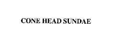CONE HEAD SUNDAE