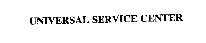 UNIVERSAL SERVICE CENTER