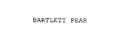 BARTLETT PEAR