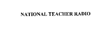 NATIONAL TEACHER RADIO