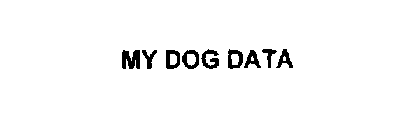 MY DOG DATA