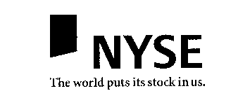 NYSE THE WORLD PUTS ITS STOCK IN US.