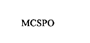 MCSPO