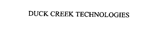 DUCK CREEK TECHNOLOGIES