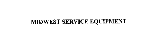 MIDWEST SERVICE EQUIPMENT