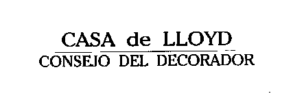 CASA DE LLOYD CONSEJO DEL DECORADOR