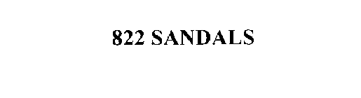822 SANDALS