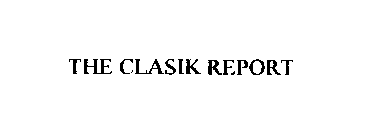 THE CLASIK REPORT