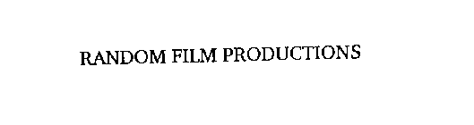 RANDOM FILM PRODUCTIONS
