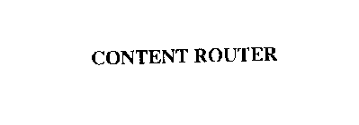 CONTENT ROUTER