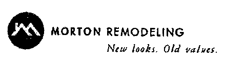 MORTON REMODELING NEW LOOKS, OLD VALUES.