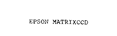 EPSON MATRIXCCD