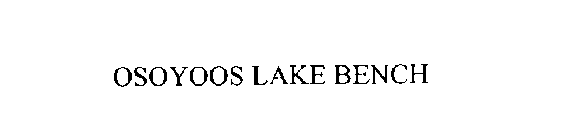 OSOYOOS LAKE BENCH