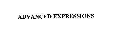 ADVANCED EXPRESSIONS