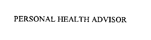 PERSONAL HEALTH ADVISOR