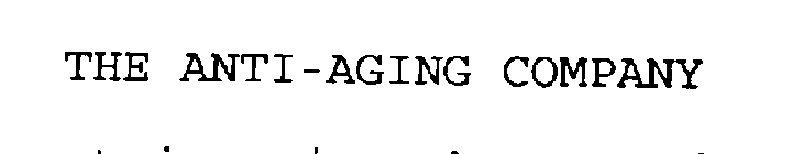 THE ANTI-AGING COMPANY
