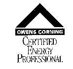 OWENS CORNING CERTIFIED ENERGY PROFESSIONAL