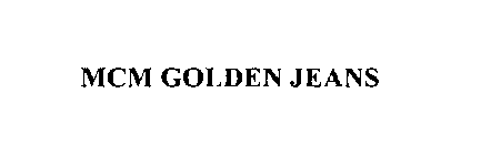 MCM GOLDEN JEANS