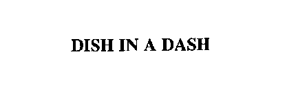 DISH IN A DASH