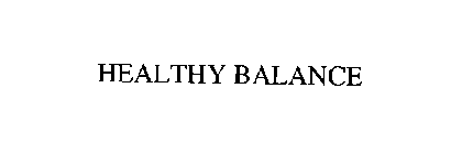 HEALTHY BALANCE