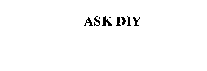 ASK DIY