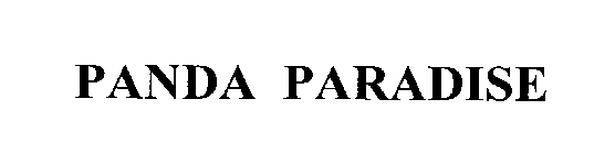PANDA PARADISE