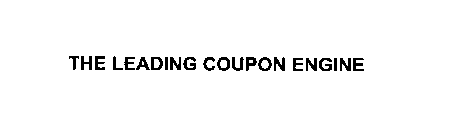 THE LEADING COUPON ENGINE