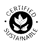 CERTIFIED SUSTAINABLE